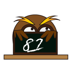 [LINEスタンプ] Owl's daily languages