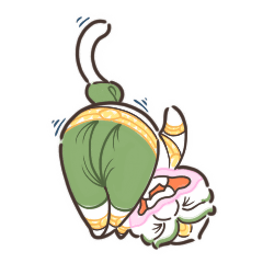 [LINEスタンプ] Fat Hanuman