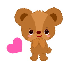 [LINEスタンプ] くまのリンルンラン