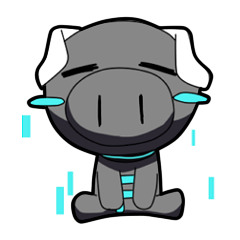[LINEスタンプ] ロボットのPUUちゃん