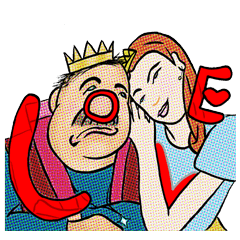 [LINEスタンプ] Ending in the fairy tales - The princess
