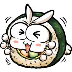 [LINEスタンプ] Bunbu the Bunny: Daily Life 01 - ID Ver