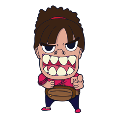 [LINEスタンプ] Brutal Creditor 1