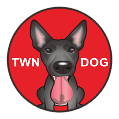 [LINEスタンプ] I love Taiwan Dogs (English)