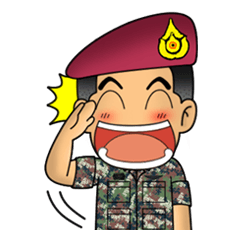 [LINEスタンプ] Royal Thai Army Special Forces