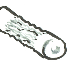 [LINEスタンプ] ちくわ -筒状の魚のすり身-