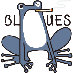 [LINEスタンプ] カエルのブルース