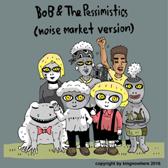 [LINEスタンプ] Bob ＆ The Pessimistic (Noise Market)の画像（メイン）
