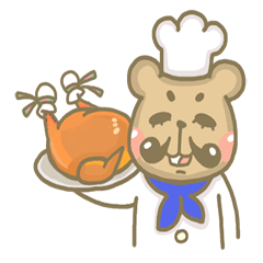 [LINEスタンプ] The brownie bear2