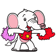 [LINEスタンプ] World innocent baby elephant