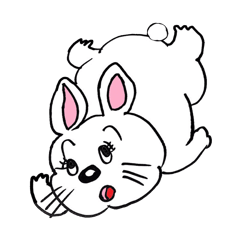 [LINEスタンプ] プリティ ラビちゃん