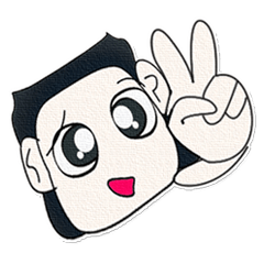 [LINEスタンプ] 私の名前は正義です。^_^