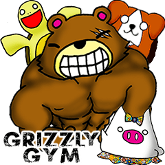 [LINEスタンプ] GRIZZLY GYM 2