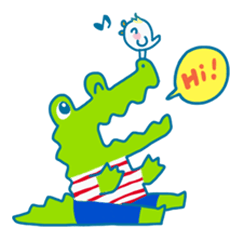 [LINEスタンプ] Jack the croc