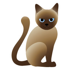 [LINEスタンプ] siamese cats