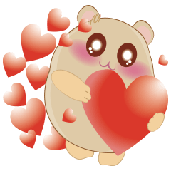 [LINEスタンプ] Potato Mouse Bom Bom