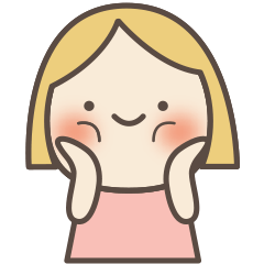 [LINEスタンプ] cute face pinky today is sunny day