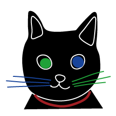[LINEスタンプ] Tiny Black cat