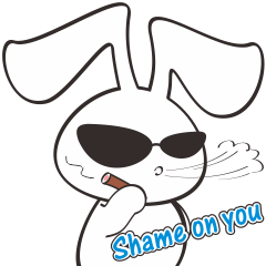 [LINEスタンプ] Bunny something to say