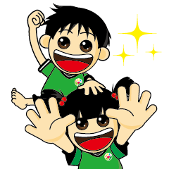 [LINEスタンプ] SIMEN KIDS MOVE