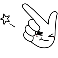 [LINEスタンプ] A hand full of emotions