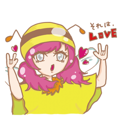 [LINEスタンプ] みつばちの日常