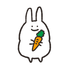 [LINEスタンプ] シラタマウサギ