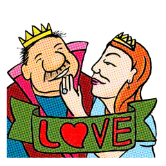 [LINEスタンプ] Ending in the fairy tales - The prince