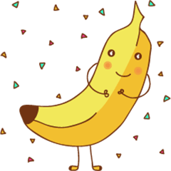[LINEスタンプ] Banana Split
