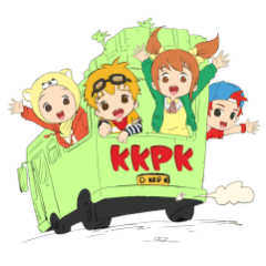 [LINEスタンプ] KKPK Characters: Daily Life