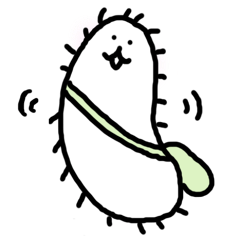 [LINEスタンプ] ゴーヤが通ります