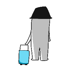 [LINEスタンプ] Mr.Hat's daily life