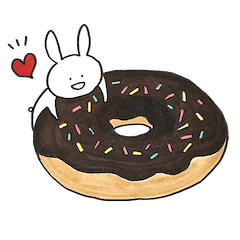 [LINEスタンプ] うさぎさんだよ2