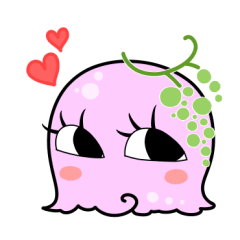[LINEスタンプ] 遠い目のクラゲ