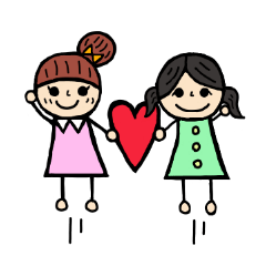 [LINEスタンプ] 双子姉妹の日常
