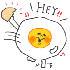 [LINEスタンプ] フライドエッグ