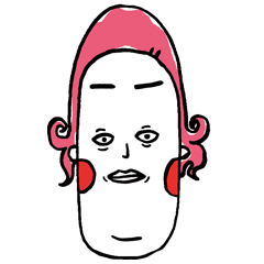 [LINEスタンプ] Long face