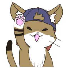 [LINEスタンプ] 釣り好きな猫