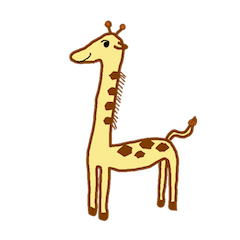 [LINEスタンプ] Giraffe in the Office