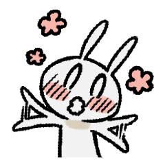 [LINEスタンプ] 仔兎くん