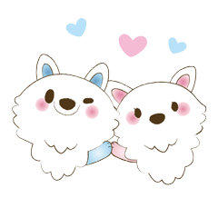 [LINEスタンプ] しろいぬカフェ Vol.1
