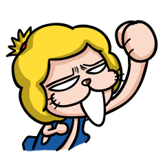 [LINEスタンプ] bad lion