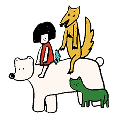 [LINEスタンプ] ミレちゃんとユカイな仲間たち。