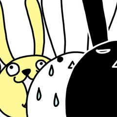 [LINEスタンプ] うさうさくらぶ