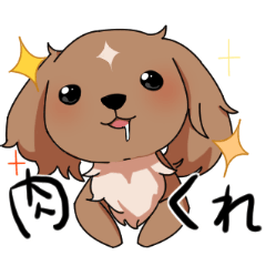 [LINEスタンプ] 動くわんこスタンプ