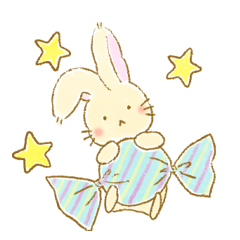 [LINEスタンプ] うさぎのピアちゃん