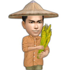 [LINEスタンプ] The new farmer