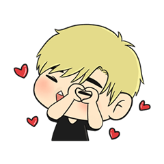 [LINEスタンプ] Blondy Kid