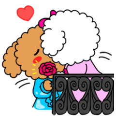 [LINEスタンプ] ヅカるトイプードル