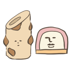 [LINEスタンプ] ちくわとかまぼこ
